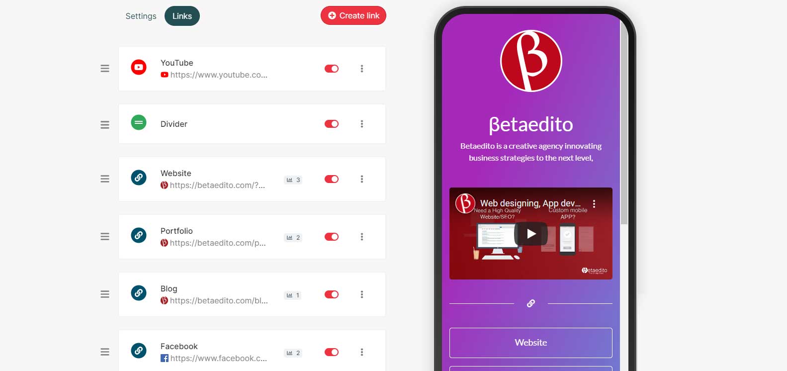 Redrct Link for Business Social Media Accounts: the way to set it up and why you would like it 3 redrctsc3
